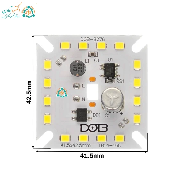 ماژول LED 16 وات 220 ولت با چیپست 2835 و رنگ سفید مهتابی