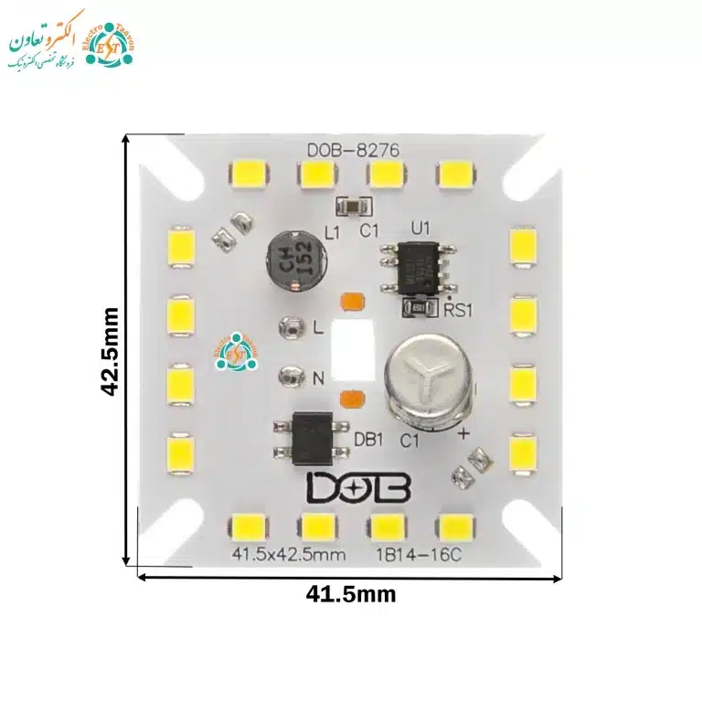 ماژول LED 16 وات 220 ولت با چیپست 2835 و رنگ سفید مهتابی