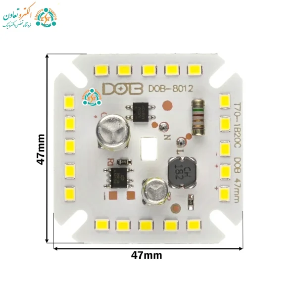 ماژول LED 20 وات 220 ولت با چیپست 2835 و رنگ سفید مهتابی