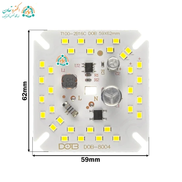 ماژول LED 30 وات 220 ولت با چیپست 2835 و رنگ سفید مهتابی