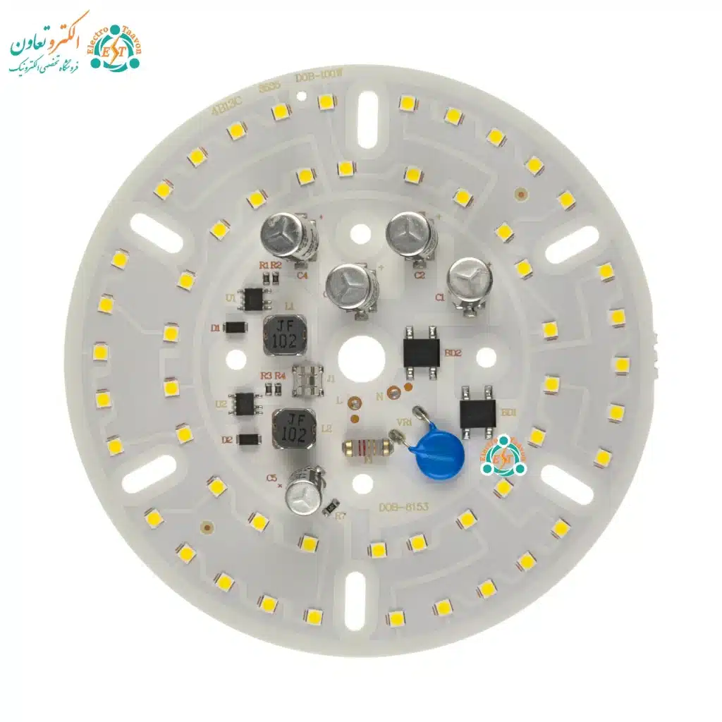 چیپ ال‌ای‌دی 100 وات 220 ولت مهتابی خازن دار