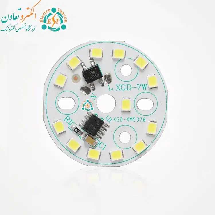 خرید ال ای دی 7 وات 220 ولت مهتابی XGD | ElectroTaavon