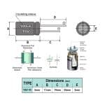 خازن 100uF-16V .