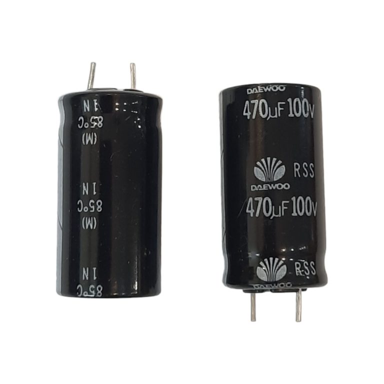 خازن الکترولیتی 470uF / 100V مارک Daewoo