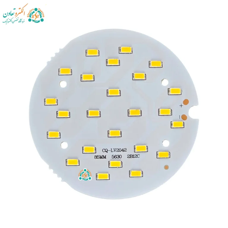 ال‌ای‌دی 12 وات 300 میلی‌آمپر SMD آفتابی گرد