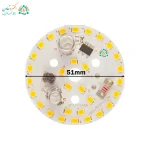 LED 12W 220V آفتابی برند MS با شدت نور 1700 لومن و مصرف انرژی کم