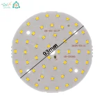 ابعاد ال ای دی SMD گرد 12 وات 300 میلی‌آمپر نچرال | قطر 93 میلی‌متر