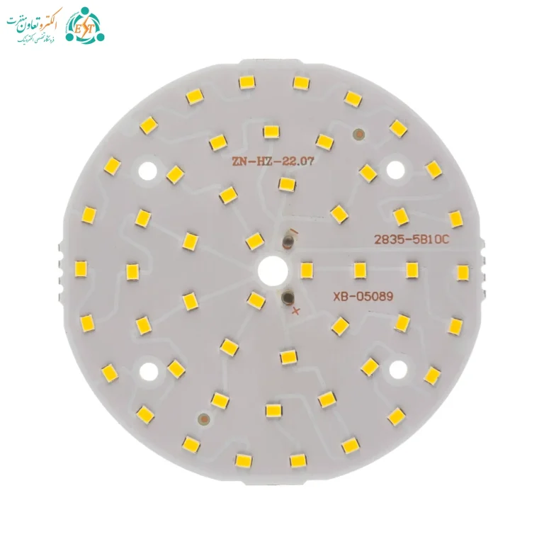 ال ای دی SMD گرد 12 وات 300 میلی‌آمپر نچرال | قطر 93 میلی‌متر