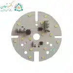 ال ای دی 12 وات 220 ولت سفید مهتابی قطر 74 میلیمتر آنتی شوک دار