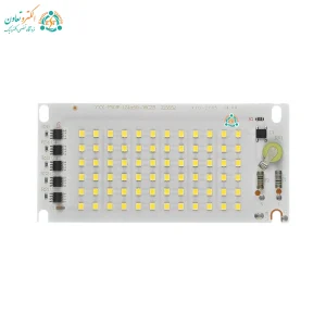 چیپ ال‌ای‌دی بلالی 50 وات 220 ولت SMD مهتابی با تراکم 72 عدد LED و شدت نور 5500 لومن