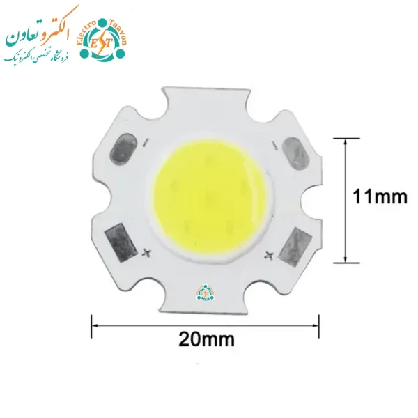 ال ای دی 5 وات 300 میلی آمپر مهتابی