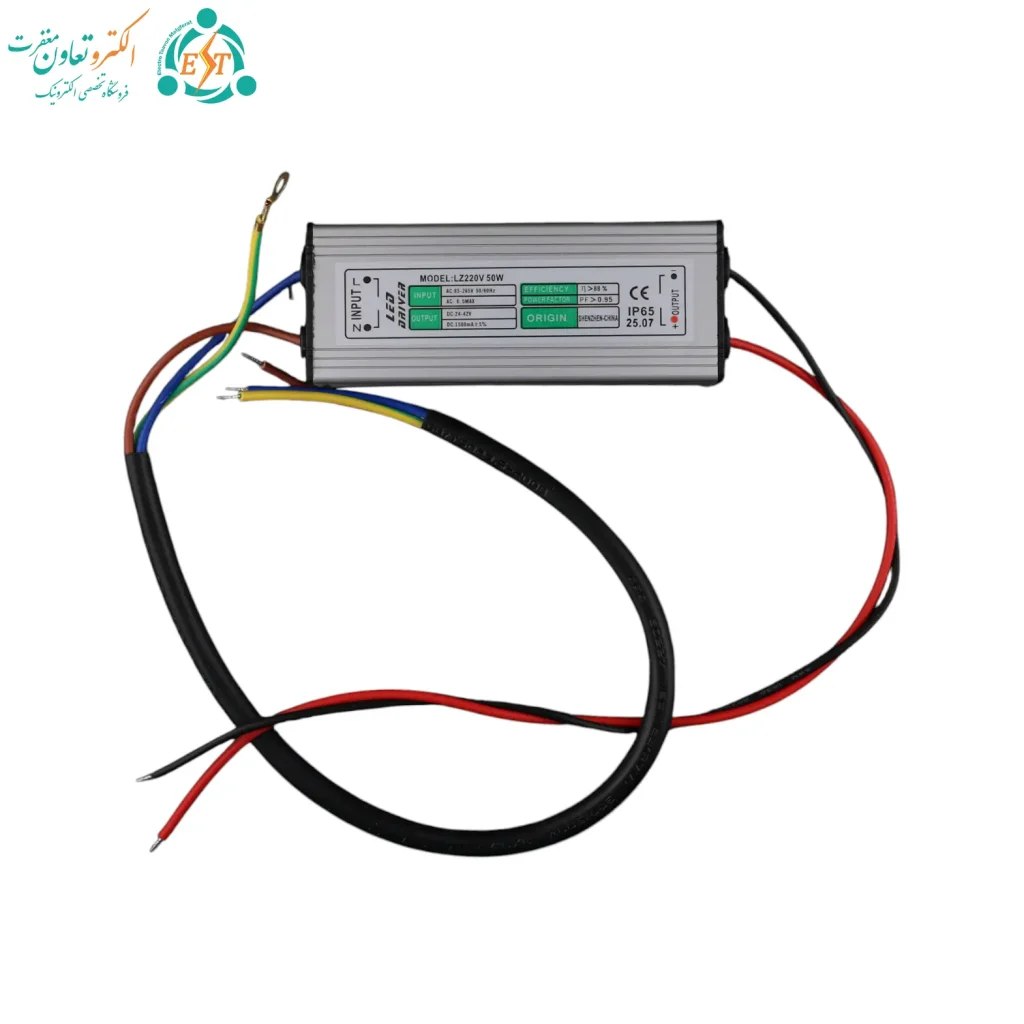 درایور ال ای دی 50 وات 1500 میلی‌آمپر