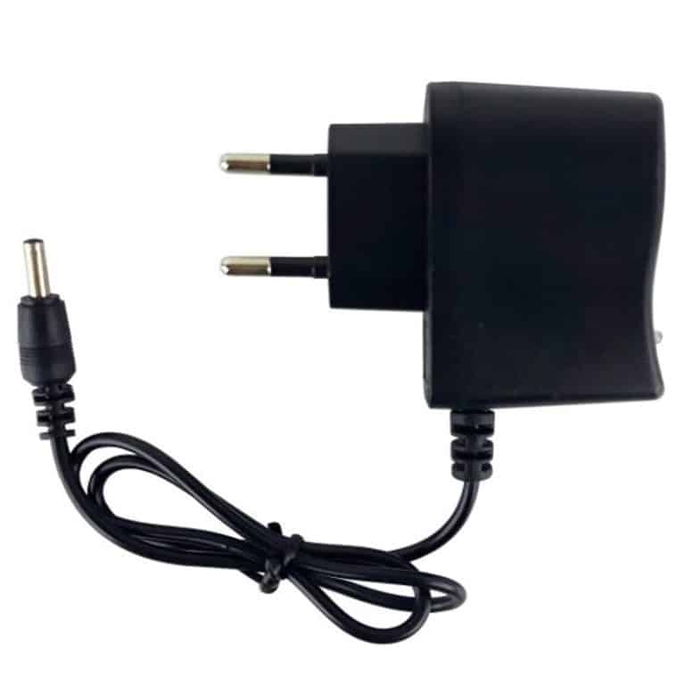 آداپتور 4.2V فیش کوچک 500 میلی آمپر چراغ قوه