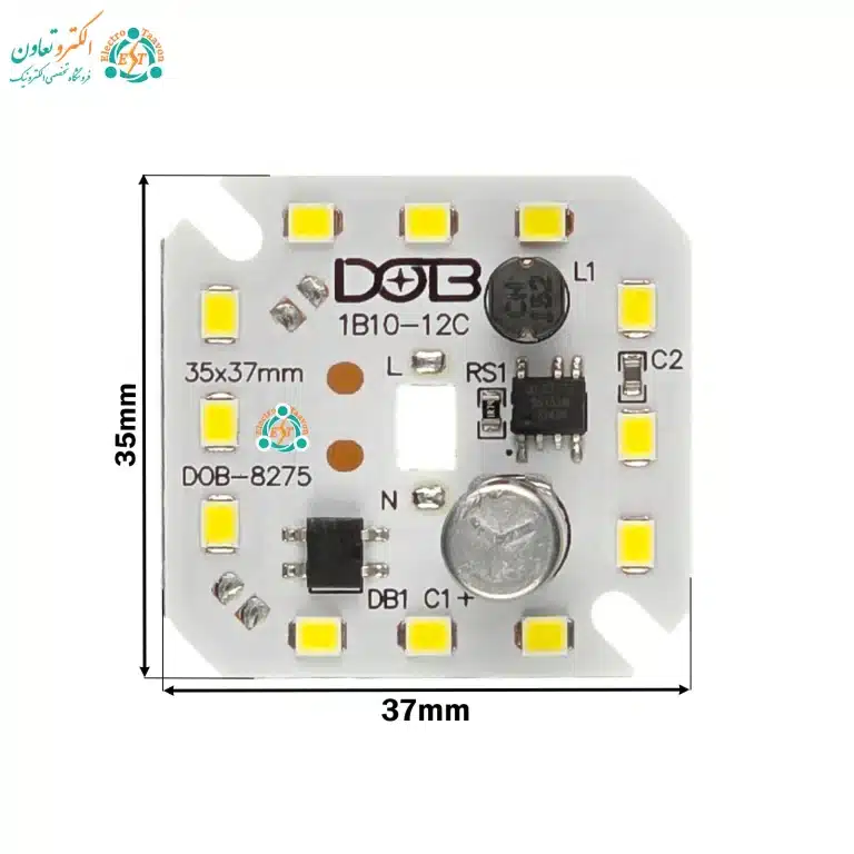 ماژول LED 12 وات 220 ولت با چیپست 2835 و رنگ سفید مهتابی