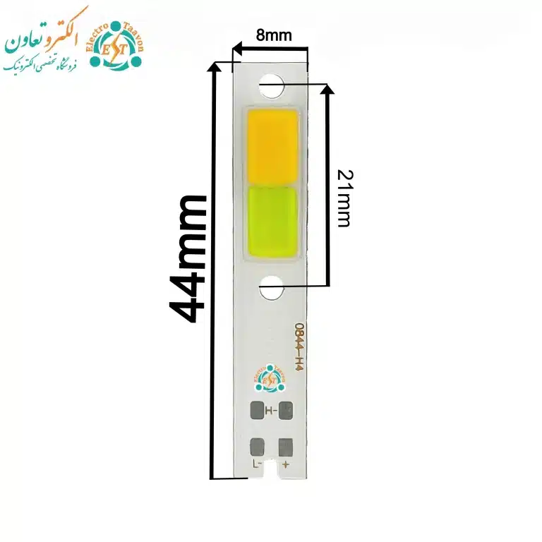 ابعاد و مشخصات ال ای دی هدلایت دو کنتاکت 30 وات H4 دو رنگ مهتابی و آفتابی
