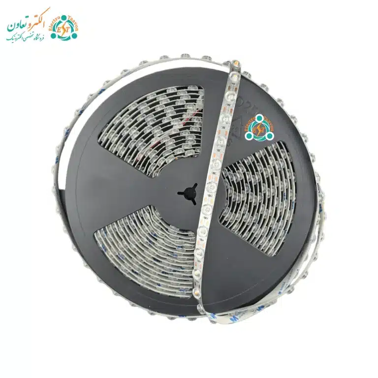 ریسه SMD نواری 12 ولت 2835 لنزدار با تراکم 48 و پشت چسب‌دار، طول 10 متر