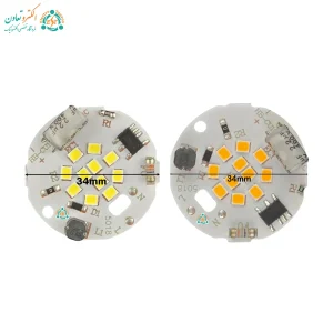 ابعاد چیپ ال ای دی 7 وات