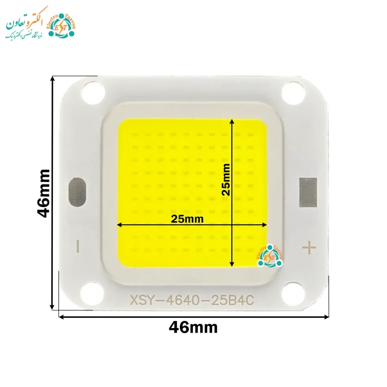 ماژول LED پروژکتوری 50 وات 12V بدون درایور