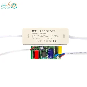 درایور 18 تا 36 وات 300 میلی‌آمپر قابدار