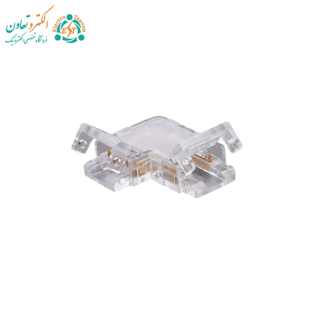 کانکتور ریسه نواری بدون نیاز به لحیم کاری L شکل ۹۰ درجه