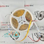 رول ریسه COB زرد امبر 12V برند LY