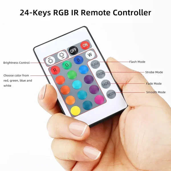 مدیریت نور ویترین با ریموت RGB 6A