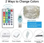 ریسه LED RGB هوشمند با اتصال USB و بلوتوث و رقص نور با موسیقی