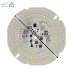 ابعاد چیپ ال‌ای‌دی 150 وات 220 ولت مهتابی خازن دار برند MS