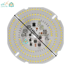 ابعاد چیپ ال‌ای‌دی 150 وات 220 ولت مهتابی خازن دار برند MS