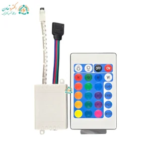 ریموت کنترل RGB شش آمپر (IR)