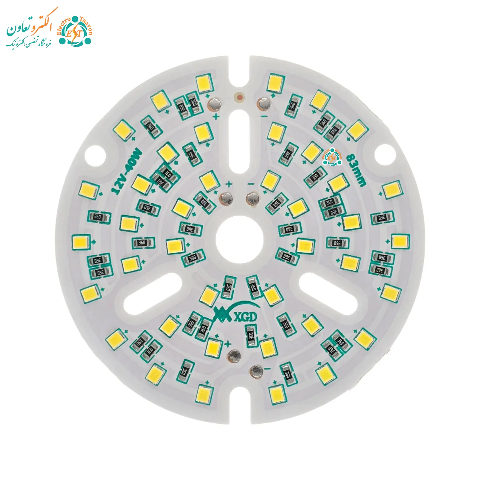 ال ای دی 40 وات 12 ولت مهتابی برند XGD