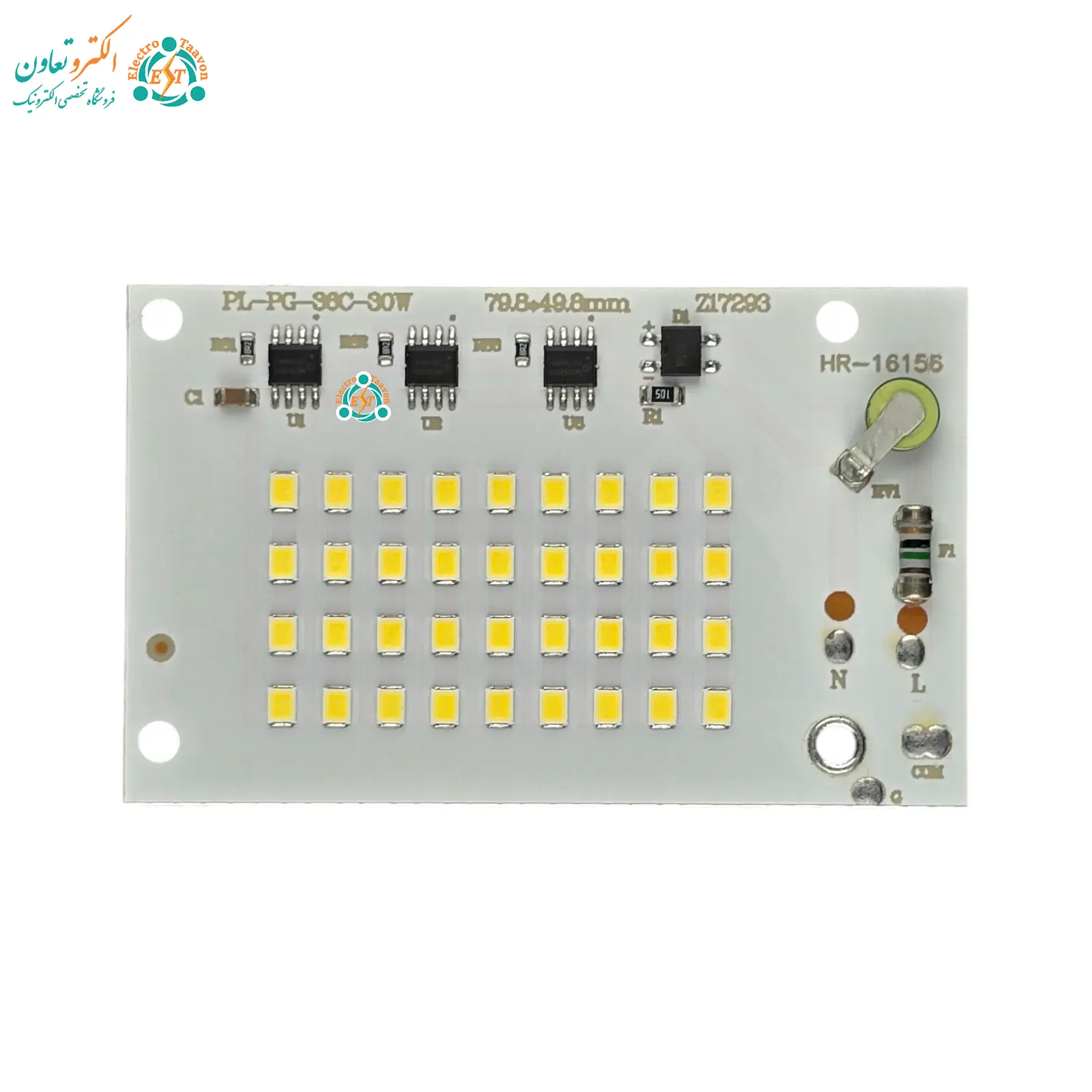 ال ای دی بلالی 30 وات 220 ولت SMD مهتابی