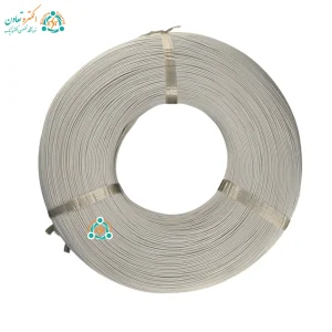 سیم سیلیکونی نسوز سفید 0.20 میلی‌متر 1000 متری
