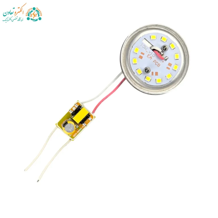 پک چیپ ال‌ای‌دی 10 وات درایورخور به همراه درایور و هیت‌سینک آماده نصب