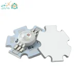 پاور LED 1W RGB روی هیت سینک