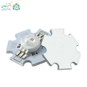 پاور LED 1W RGB روی هیت سینک