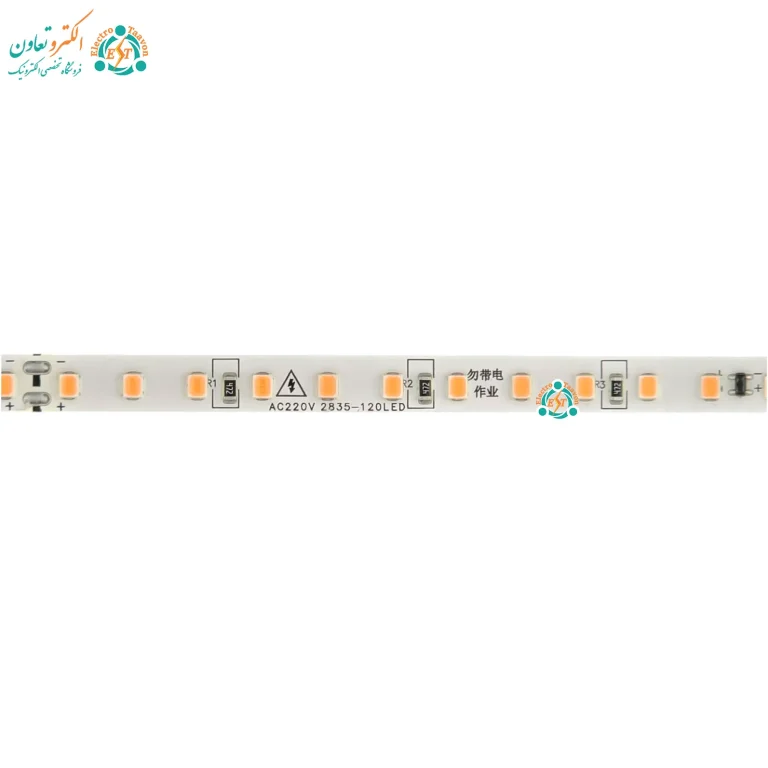 نمای نزدیک چیپ‌های SMD ریسه نواری صورتی