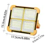 پروژکتور خورشیدی 264 LED SMD مدل HG-56
