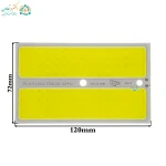 ابعاد چیپ COB 60 وات 72×120 میلی متر