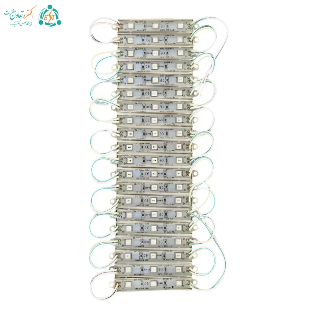 ال ای دی SMD بلوکی قرمز 12 ولت ضد آب IP65 برند SAMSUNG