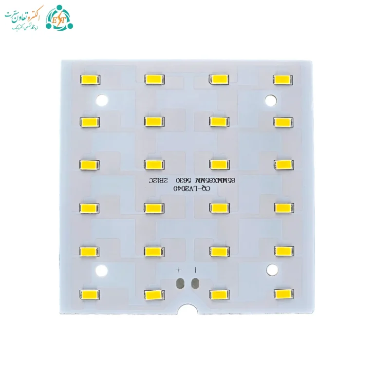 ال ای دی SMD مربع 12 وات 300 میلی‌آمپر آفتابی ابعاد 85×85