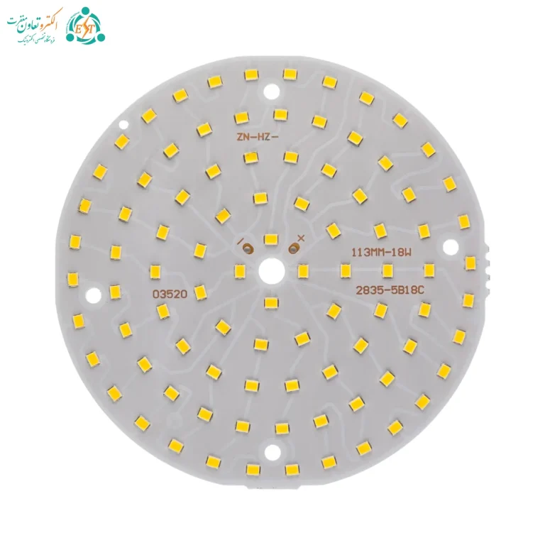 ال ای دی SMD گرد 18 وات 300 میلی‌آمپر نچرال قطر 113 میلیمتر