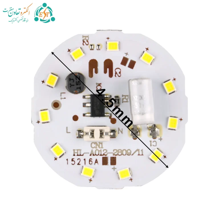 ابعاد چیپ ال ای دی 11 وات 220 ولت HL