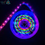 نمونه نمایشی نورهای رنگی ریسه RGB رونده جیاتون