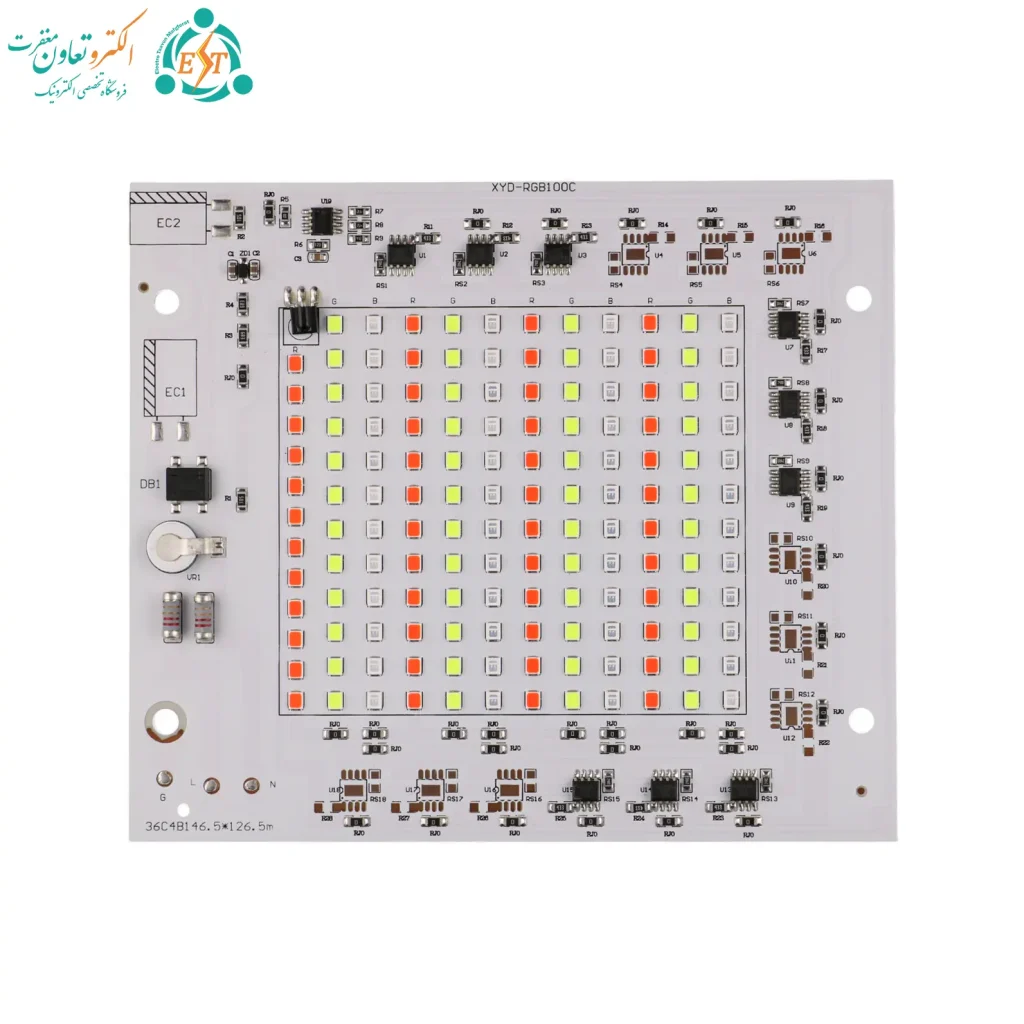چیپ ۱۰۰ وات بلالی پروژکتوری RGB