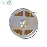نوار بازشده ریسه COB امبر LY با پشت چسب سفید نوشته‌دار