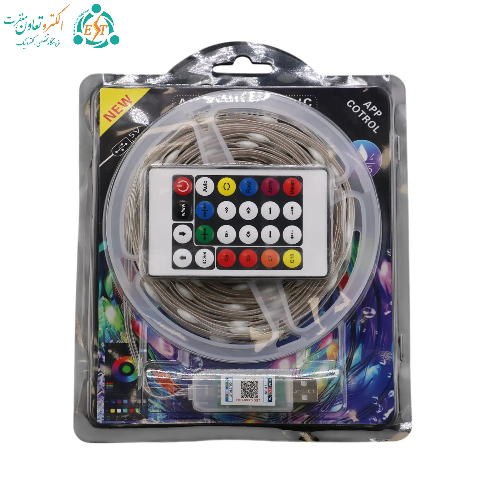 ریسه RGB گیمینگ هوشمند ۱۰ متری ریسه RGB گیمینگ هوشمند ۱۰ متری