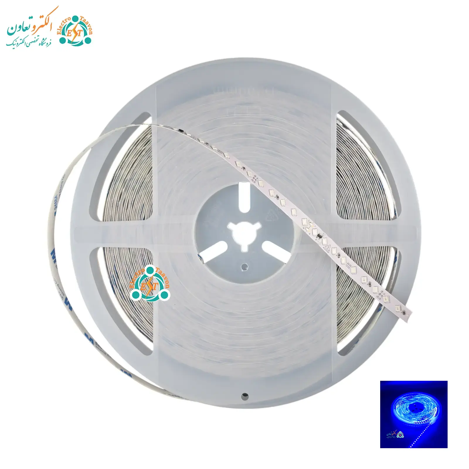 ریسه نواری آبی 220 ولت تراکم 120؛ تصویر اصلی ریسه نواری 220 ولت تراکم 120 آبی